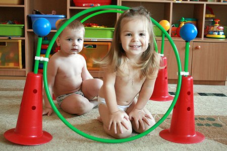 оздоровительная гимнастика у малышей