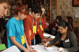 Деловые игры в частной школе Взмах