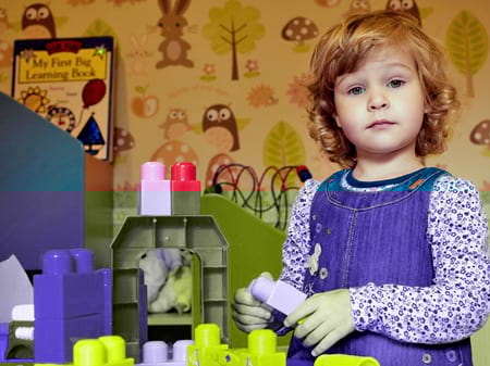 Частный детский сад СПб, собираем конструктор