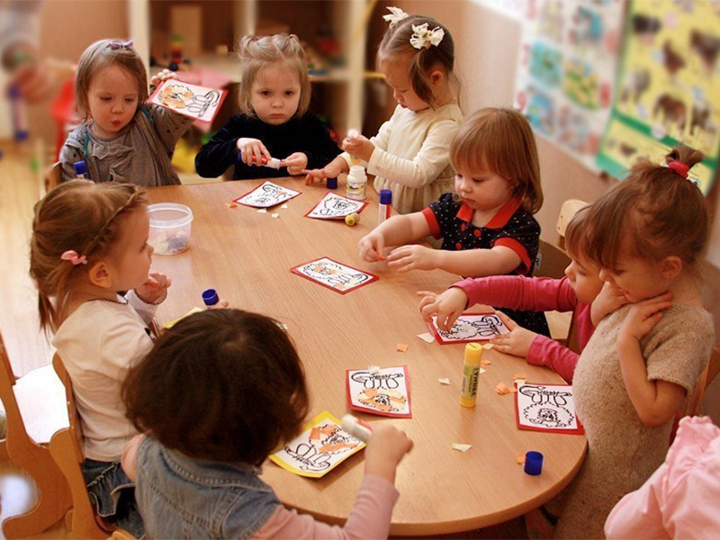 Место для отдыха в детском саду