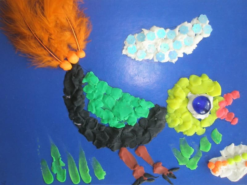 Частный детский сад «Взмах», Кировский район. Картины детей ИЗО студии «Веселые картинки». Преподователь – Крылова Светлана.