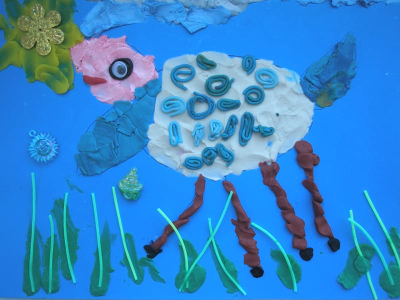 Частный детский сад «Взмах», Кировский район. Картины детей ИЗО студии «Веселые картинки». Преподователь – Крылова Светлана.