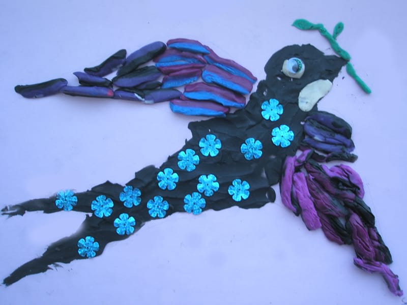 Частный детский сад «Взмах», Кировский район. Картины детей ИЗО студии «Веселые картинки». Преподователь – Крылова Светлана.