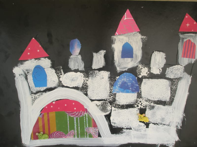 Частный детский сад «Взмах», Кировский район. Картины детей ИЗО студии «Веселые картинки». Преподователь – Крылова Светлана.