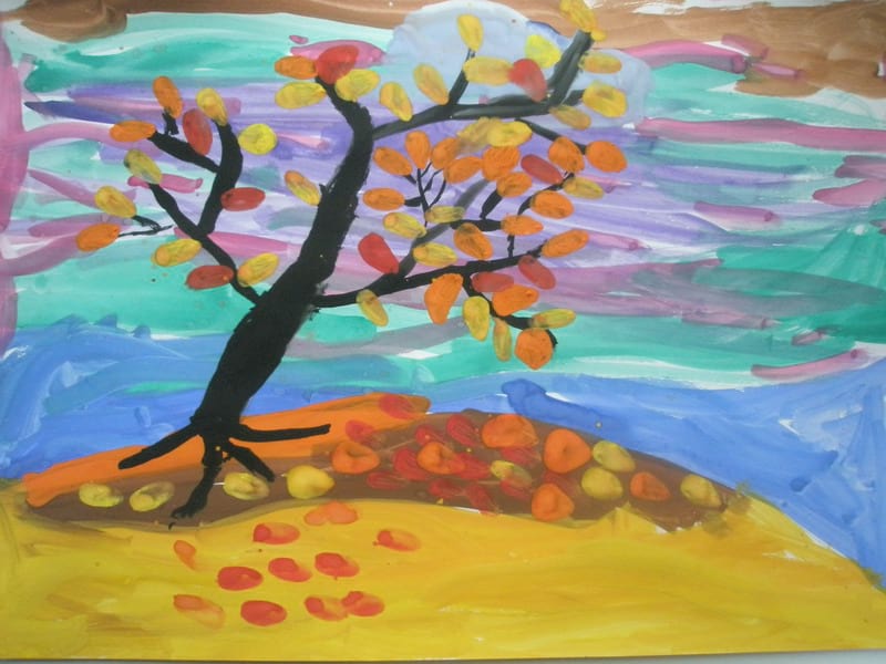 Частный детский сад «Взмах», Кировский район. Картины детей ИЗО студии «Веселые картинки». Преподователь – Крылова Светлана.