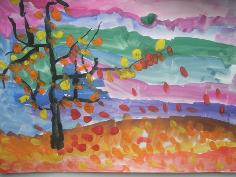 Частный детский сад «Взмах», Кировский район. Картины детей ИЗО студии «Веселые картинки». Преподователь – Крылова Светлана.