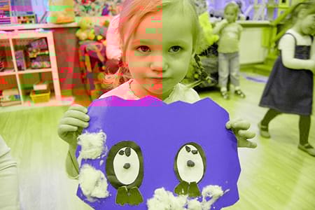 Частный детский сад «Взмах» – учимся рисовать