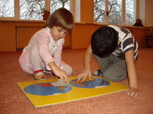 Занятия Монтессори