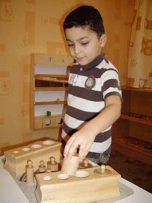 Занятия Монтессори