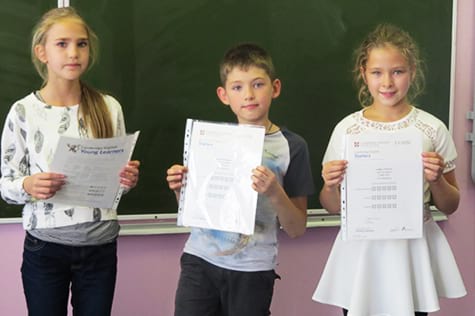 Частная начальная школа «Взмах», Кировский район спб – на уроке вместе с английскими сверстниками